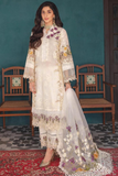 Chikankari cotton embroidered unstitched 3pc