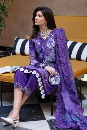 Chikankari lawn cotton formal unstitched 3pc
