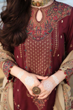 Embroidered cotton unstitched 3pc