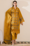 Cotton embriodered unstitched 3pc