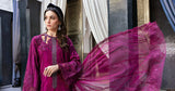 Embriodered cotton unstitched 3pc