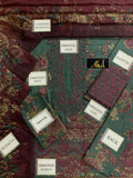 Lawn embroidered unstitched 3pc