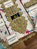 Lawn embroidered unstitched 3pc