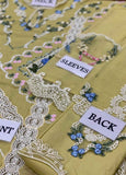 Cotton embroidered summer unstitched 3pc