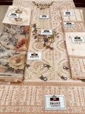 Chikankari embriodered lawn unstitched 3pc